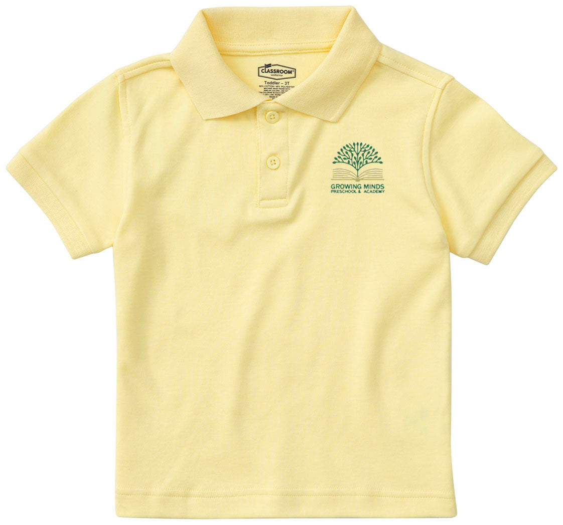 Toddler Short Sleeve Interlock Polo