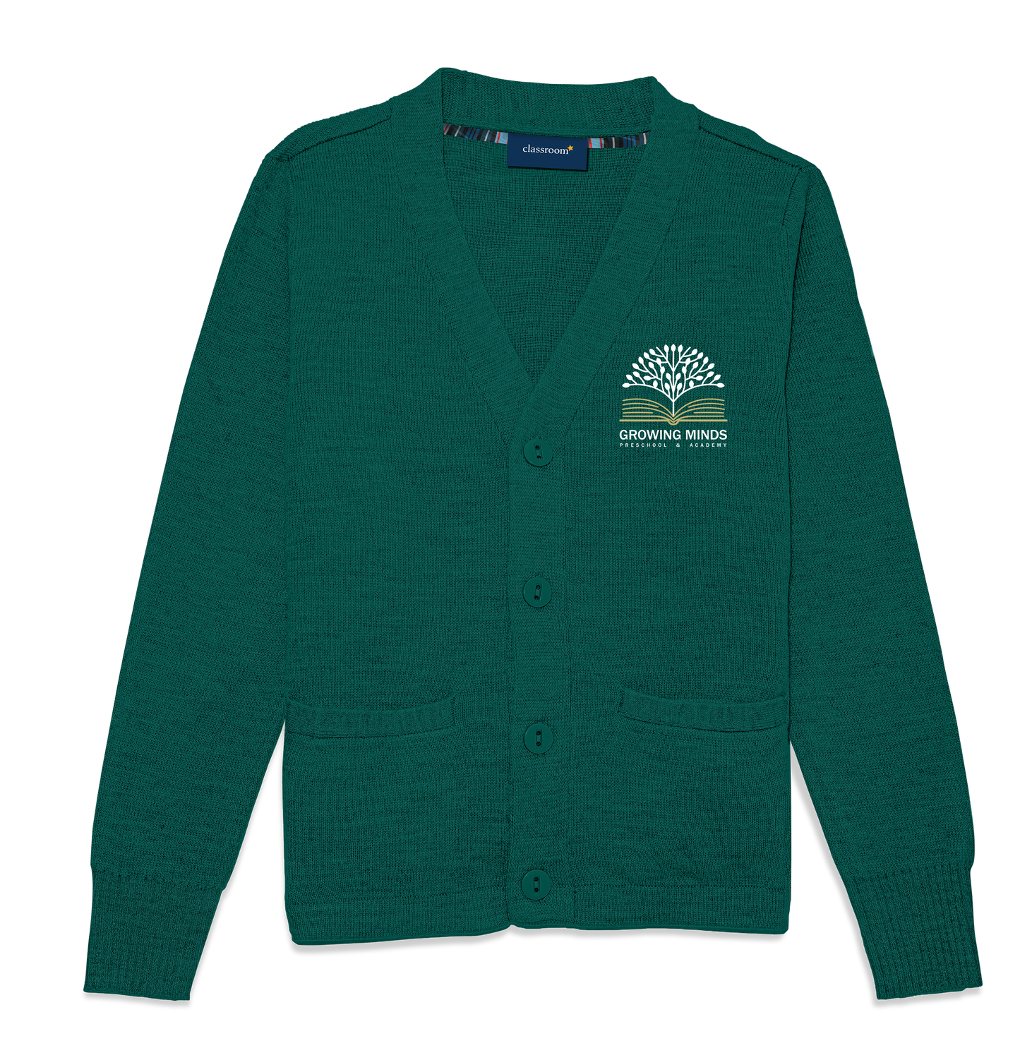 Green Cardigan Sweater