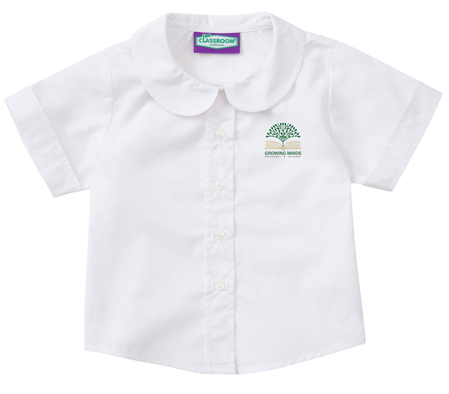 Short Sleeve Peter Pan Blouse