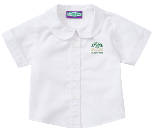 Short Sleeve Peter Pan Blouse