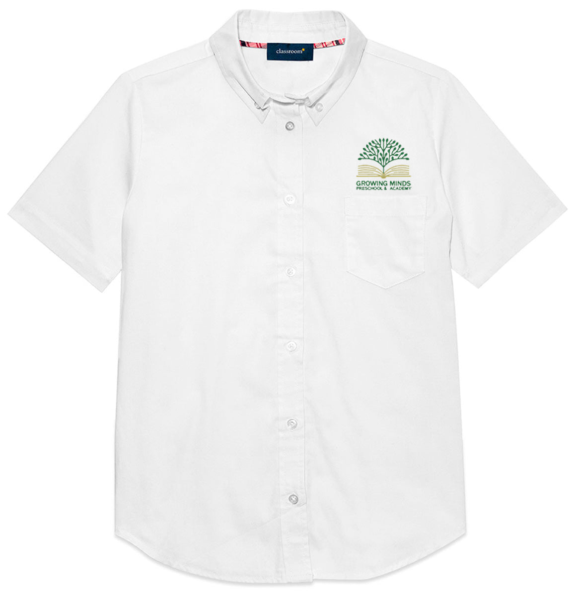 Girls Short Sleeve Oxford