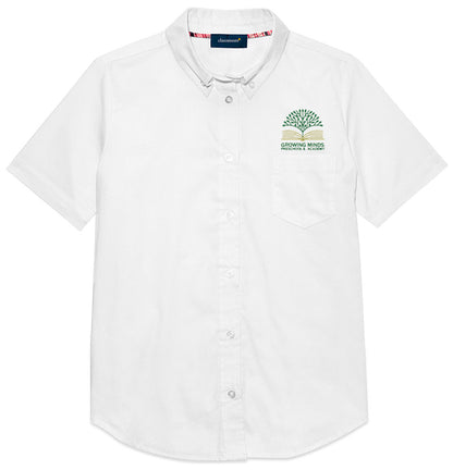 Girls Short Sleeve Oxford