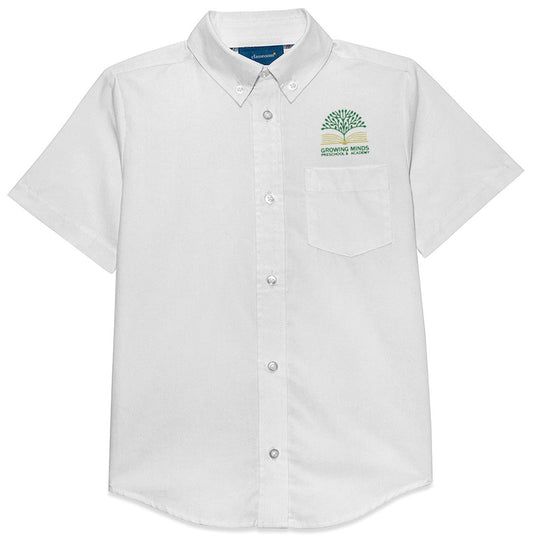 Boys Short Sleeve Oxford