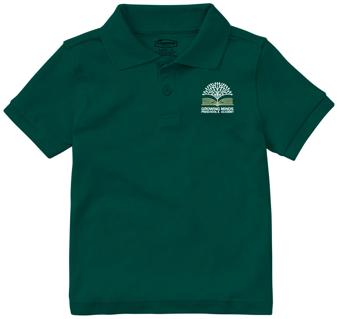 Toddler Short Sleeve Interlock Polo